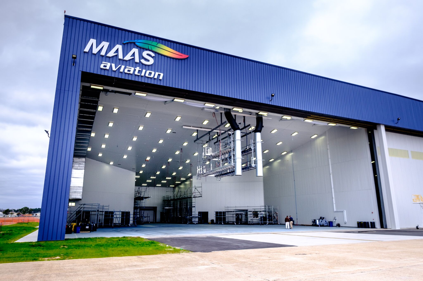 MAAS Aviation paint hangar