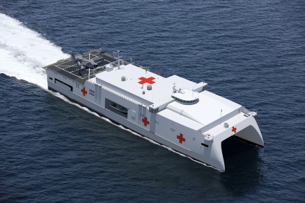 Austal USA EXPEDITIONARY MEDICAL SHIP (EMS) Rendering
