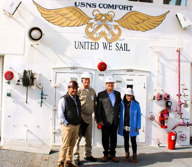 U.S. Rep Jerry Carl at Alabama Shipyard