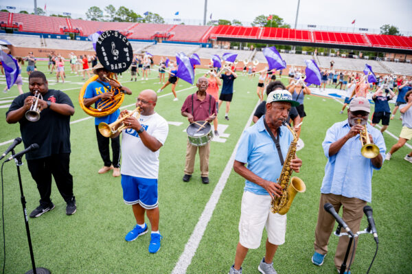 Excelsior Band at USA Band practice